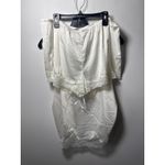 INC Brand New  International Women's Size Medium Washed White 2 Piece Pajama Set Photo 7