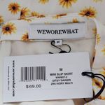 We Wore What Daisy Print Mini Skirt NWT Size Medium Floral Coquette Skirt Photo 5