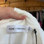 Fame and Partners  Cream Wrap Dress Size 12 Photo 3