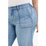 Torrid Women's Size 22 Wide Leg Crop Vintage Stretch High-Rise Blue Jeans Comfy Photo 3