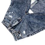 High Waisted High Rise Mom Fit Jeans Boyfriend Jeans Ripped Pants Denim Loose Ankle Crop Leggings Treggings Track Pants Blue Size XS Photo 6