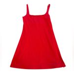 Susana Monaco Susan Monaco Revolve Summer Fit Flare Dress Red Sleeveless Square Neck Women Med Photo 6