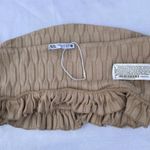 ZARA Ruffled Crop Strapless Top Size M NWOT Photo 5