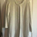 Solitaire Cozy White and Gray Women's Sweater Photo 0