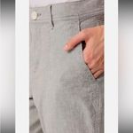 James Perse James Peres Relaxed Workwear Linen Blend Pant Sage Photo 3