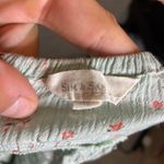 Jessica Simpson Sim & Sam Light Green Multi-Color Floral Tiered Boho Cami Tank Top Size Large Photo 3