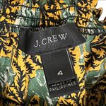 J.Crew  Ratti Elephant Print off the Shoulder Top Blouse in Yellow Size 4 Photo 4