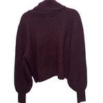Topshop Burgundy Maroon Cowl Neck Sweater Women’s Size Large UK 12/44 Cozy Knit Photo 5