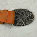 Vintage Y2K Texas Metal Jeweled Buckle W/ Brown Leather Studded Unisex 38” Belt Photo 3