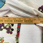 Chico's Colorful Ladies Button Down Sz 3 Classic Size 12 Wide Cuff Roll Sleeve Photo 7