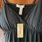 American Rag Juniors Black Knit Babydoll Mini Dress Medium NWT Photo 2