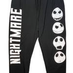 Disney Nightmare Before Christmas Jack‎ Jogger Pants Black Large Photo 2