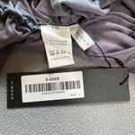 S.DEER Tunic Top Womens L Gray Long Sleeve Ruched Bodice Cute Shirt Blouse NWT Size L Photo 3