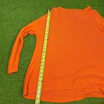 J.Jill Women Size XL Knitted Turtleneck Orange Breathable Long Sleeve Cowl‎ Neck Photo 6