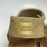Toms  Majorca cut out block Heel‎ sandals size 8.5 Photo 4