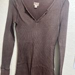 Mossimo Supply Co. Chocolate Ribbed V Photo 0