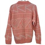 Jolie Pink &‎ White Long Sleeve Sweater Size M Easter Spring Light weight Size M Photo 1