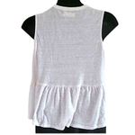 Lucky Brand  Sleeveless Peplum Tunic Top with Front Tie - Women’s Size Large NWOT Photo 2