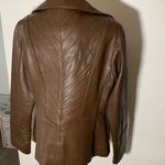 Avanti  brown jacket size small leather Photo 2