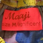 Maaji Strapless Long Smocked Tiered Maxi Dress Floral Hamilton Bay Print Size M Photo 4