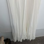 Reformation  Winslow Dress White Ivory Maxi Wrap Kimono Wedding Womens New Large Photo 9