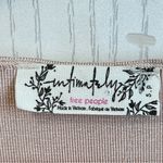 Free People  Shirt Bodysuit Women Small Pink Pearl Surplice Liquid Knit Evening Photo 2