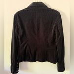 Calvin Klein Jeans Womens Black Corduroy Wide Wale Blazer Jacket Size Small Photo 4