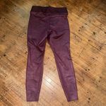 Lane Bryant  stretchy shimmery burgundy pull on 14/16 pants Photo 2