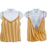 Aerie Open Back Striped Cropped Tank Top Photo 6