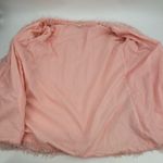 POL Coat Shag Flamingo 60s Mod Party Women’s L Pink Statement Jacket Girly Photo 3