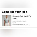 Lululemon  License to Train Classic-Fit
T-Shirt - Heathered Medium Forest Photo 1