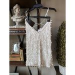 retrofete Haven Embellished Mini Dress White/Silver Womens Size Medium Silver Photo 11