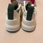 Tory Burch  Ivory and Green Knit Sneakers Photo 4