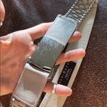 Suzi Roher Canadian Cream and silver leather & metal Women's Belt size xl plus Brown Photo 1