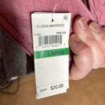 Flora Nikrooz NWT  Victoria Sherpa Mule Pink Slipper Size Large 9/10 Photo 4