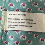 Tulle Green Elephant Pink Keyhole Blouse Size S Short Sleeve Boho Top Photo 4