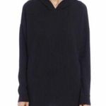 Chaser black waffle knit circle knit thermal lounge hoodie size S Photo 0