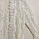 Polly & Esther POLLI Y ESTHER  Cream Lace Kimono Cardigan Photo 2