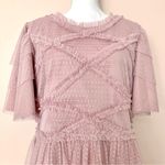 Ivy City Co  Blush Pink Polkadot Ruffled Layered Tulle Dress Photo 1