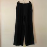 NWT Saloni Black Wide Tailored Cady Trousers Pleated Business Women's size 6 Photo 6