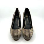 House of Harlow 1960 Nora Snakeskin Pumps Women's 10 US Photo 3