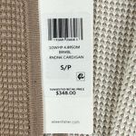 Eileen Fisher Silk Cotton Blend Waffle Knit Cardigan Jacket Beige S/P Photo 1