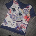 Peter Som  map shirt boho coastal preppy boho spring designer top classic Photo 0