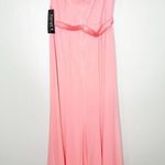 Kanali K  Womens Dress Pink Melon Bridesmaid Gown NEW Unaltered Photo 1
