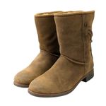 Abeo Blaine Suede Shearling Boots GUC Size 9 S3977 Tan Photo 9