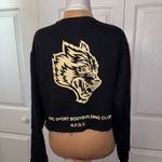 Darc Sport Size Small Sweatshirt Cropped Black Photo 1