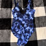 Aqua Green  Blue One Piece Swimsuit size small Photo 1