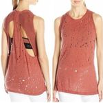 Koral Activewear Chord Open Back Top in Sandstone Size XS Photo 1