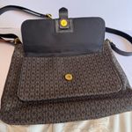 Fossil  Kinsley Crossbody Black Cloth Monogram With‎ Leather Accent Academia Bag Photo 7