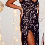 These Three Boutique Black Lace Maxi Dress Photo 0